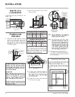 Предварительный просмотр 8 страницы Regency P36-LPG5 Owners & Installation Manual