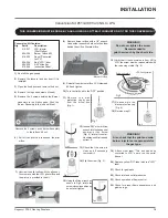 Предварительный просмотр 19 страницы Regency P36-LPG5 Owners & Installation Manual