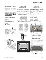 Предварительный просмотр 21 страницы Regency P36-LPG5 Owners & Installation Manual