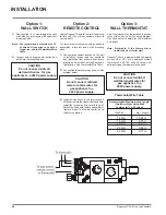 Предварительный просмотр 24 страницы Regency P36-LPG5 Owners & Installation Manual