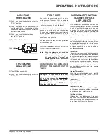 Предварительный просмотр 27 страницы Regency P36-LPG5 Owners & Installation Manual