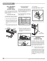 Предварительный просмотр 20 страницы Regency P36D-1 Owners & Installation Manual