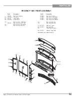 Предварительный просмотр 65 страницы Regency P36D-1 Owners & Installation Manual