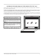 Preview for 3 page of Regency P36E-LP4 Owners & Installation Manual