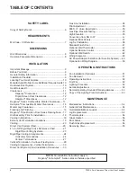 Preview for 4 page of Regency P36E-LP4 Owners & Installation Manual