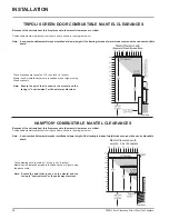 Preview for 14 page of Regency P36E-LP4 Owners & Installation Manual