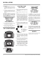 Preview for 6 page of Regency P42-LP3 Owners & Installation Manual