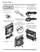 Preview for 26 page of Regency P42-LP3 Owners & Installation Manual