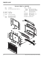 Preview for 40 page of Regency P42-LP3 Owners & Installation Manual