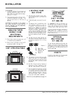 Предварительный просмотр 6 страницы Regency P48-LP1 Owners & Installation Manual