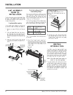 Предварительный просмотр 10 страницы Regency P48-LP1 Owners & Installation Manual