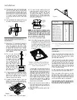 Preview for 38 page of Regency Panorama 3CE-LP11 Owners & Installation Manual