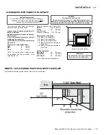 Предварительный просмотр 11 страницы Regency PANORAMA P33E Owners & Installation Manual