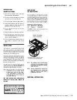 Предварительный просмотр 49 страницы Regency PANORAMA P33E Owners & Installation Manual