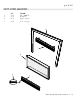 Предварительный просмотр 73 страницы Regency Panorama P36E Owners & Installation Manual