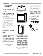 Preview for 6 page of Regency Panorama PG33LPG4-R Owners & Installation Manual