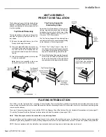 Preview for 9 page of Regency Panorama PG33LPG4-R Owners & Installation Manual