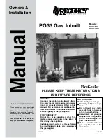 Regency PG33-LPG Owners & Installation предпросмотр