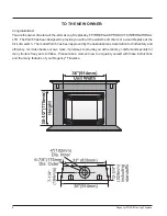 Предварительный просмотр 2 страницы Regency PG36 Owner'S Installation Manual