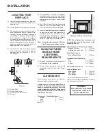 Предварительный просмотр 6 страницы Regency PG36 Owner'S Installation Manual