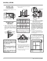 Предварительный просмотр 8 страницы Regency PG36 Owner'S Installation Manual