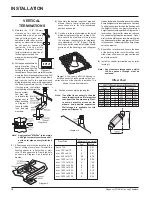 Предварительный просмотр 18 страницы Regency PG36 Owner'S Installation Manual