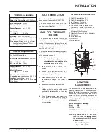 Предварительный просмотр 19 страницы Regency PG36 Owner'S Installation Manual