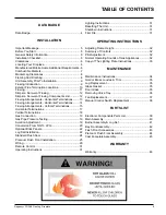 Предварительный просмотр 3 страницы Regency PG36LPG5-R Owners & Installation Manual