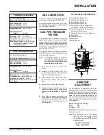 Предварительный просмотр 19 страницы Regency PG36LPG5-R Owners & Installation Manual