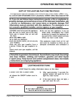 Предварительный просмотр 33 страницы Regency PG36LPG5-R Owners & Installation Manual