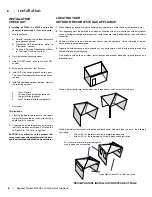 Предварительный просмотр 8 страницы Regency PTO30-NG1 Owners & Installation Manual