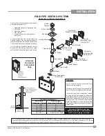 Preview for 17 page of Regency Sunrise P33S-LP4 Owners & Installation Manual