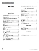 Preview for 4 page of Regency Sunrise U32S-LP5 Owners & Installation Manual