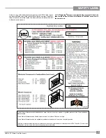 Preview for 5 page of Regency Sunrise U32S-LP5 Owners & Installation Manual