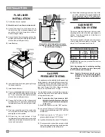 Preview for 12 page of Regency Sunrise U32S-LP5 Owners & Installation Manual