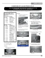 Preview for 13 page of Regency Sunrise U32S-LP5 Owners & Installation Manual