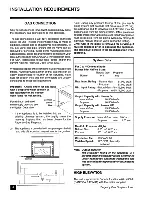 Предварительный просмотр 6 страницы Regency U20-LP Installation And Operating Instructions Manual