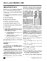 Предварительный просмотр 10 страницы Regency U20-LP Installation And Operating Instructions Manual