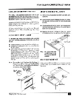 Предварительный просмотр 11 страницы Regency U20-LP Installation And Operating Instructions Manual