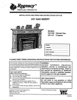 Предварительный просмотр 1 страницы Regency U31-LP and Installation And Operating Instructions Manual