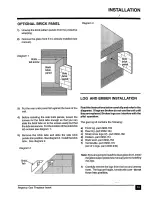 Предварительный просмотр 13 страницы Regency U31-LP and Installation And Operating Instructions Manual