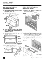 Предварительный просмотр 16 страницы Regency U31-LP and Installation And Operating Instructions Manual