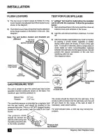 Предварительный просмотр 18 страницы Regency U31-LP and Installation And Operating Instructions Manual