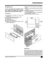 Предварительный просмотр 25 страницы Regency U31-LP and Installation And Operating Instructions Manual