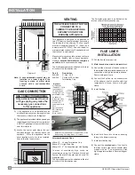 Предварительный просмотр 10 страницы Regency U32E Owners & Installation Manual