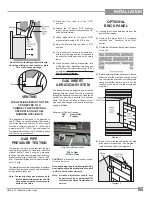 Предварительный просмотр 11 страницы Regency U32E Owners & Installation Manual