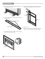 Предварительный просмотр 20 страницы Regency U32E Owners & Installation Manual