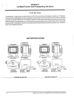 Preview for 2 page of Regency ULTIMATE U29-LP1 Owners & Installation Manual