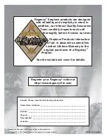 Preview for 36 page of Regency ULTIMATE U38 Owners & Installation Manual