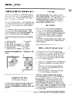 Preview for 8 page of Regency Ultimate U45-LP Installation And Operating Instructions Manual